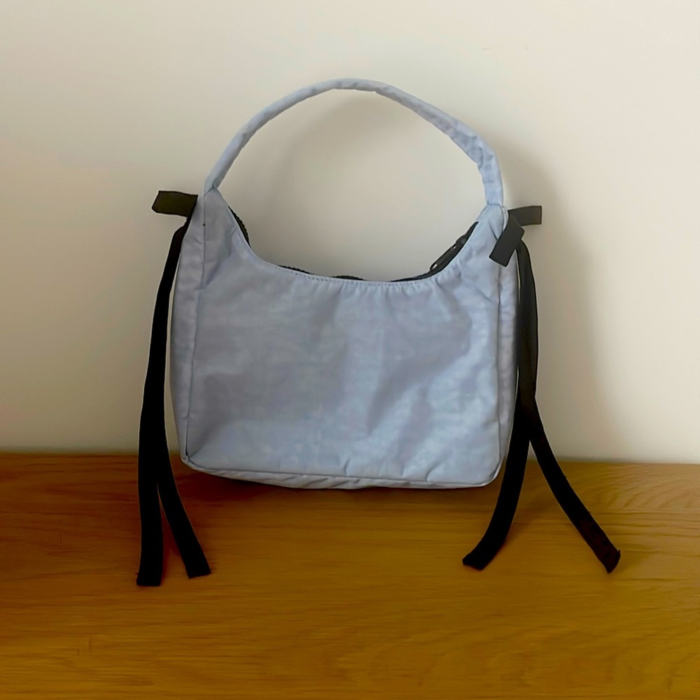 Sandy Liang x Baggu mini bow bag, powder blue